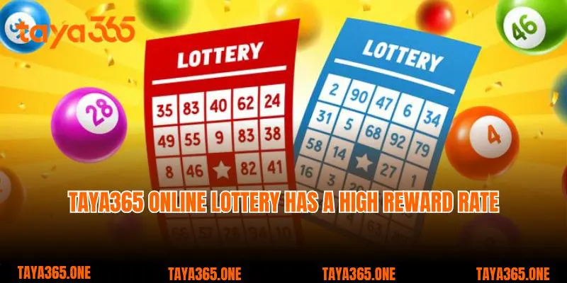 Taya365 online lottery has a high reward rate